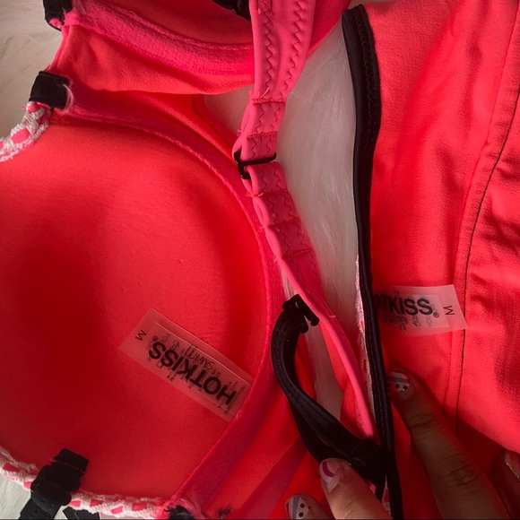 Coral bikini set swimsuit set - Picture 7 of 8